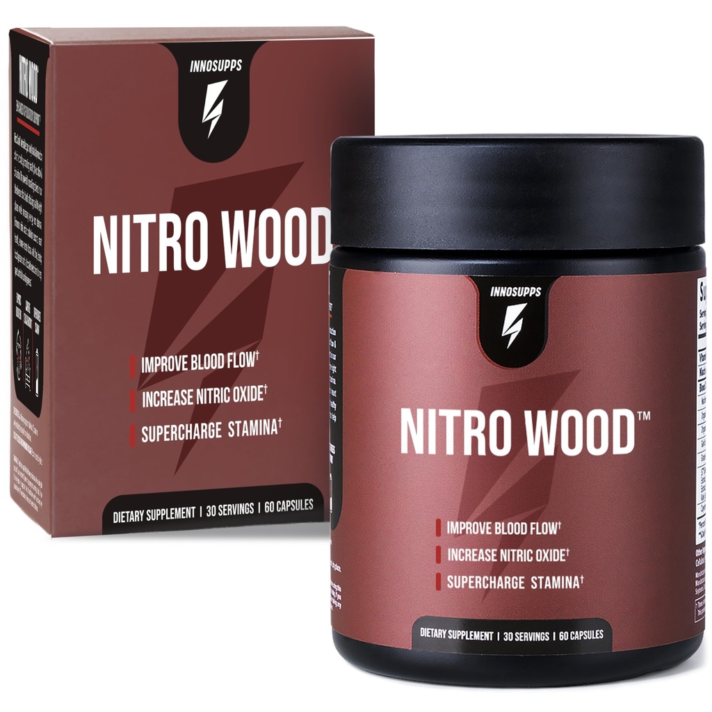InnoSupps Nitro Wood - Υποστηρίζει υγιή ροή αίματος 