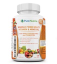 Ολόκληρα τρόφιμα MultiVitamin και Ορυκτά με προβιοτικά ένζυμα - 120 πολυβιταμίνες για γυναίκες και άνδρες - Συσκευασμένα με ολόκληρα τρόφιμα και φυτικά συστατικά - Ισχυρά αντιοξειδωτικά για Digestive Υποστήριξη