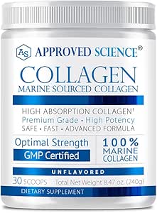 Approved Science Collagen Powder - Skin and Hair- 30 Scoops - One Month Supply