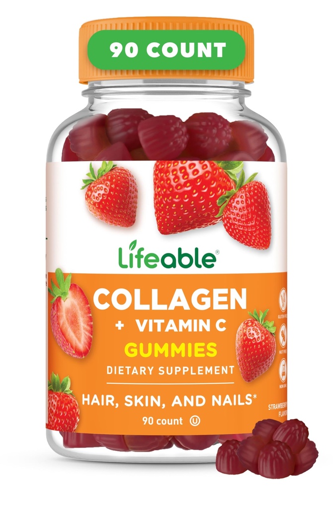 Ζωηρό κολλαγόνο Peptides Gummies 