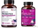 NATURE TARGET Probiotics for Women Digestive Health + Probiotics for Women Urinary Tract Health