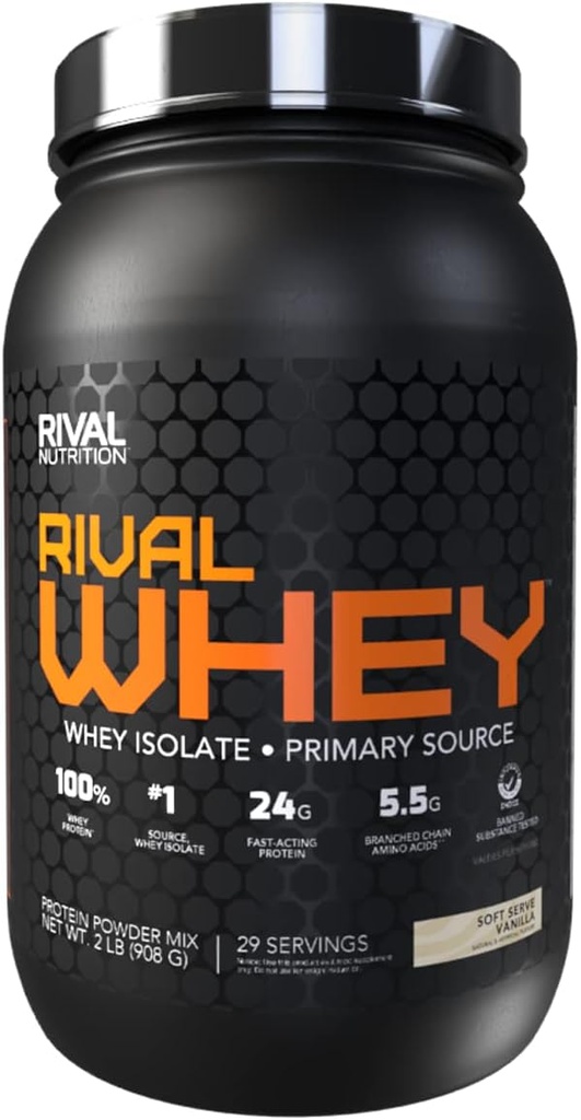 Rivalwhey μαλακό σερβίρουμε βανίλια