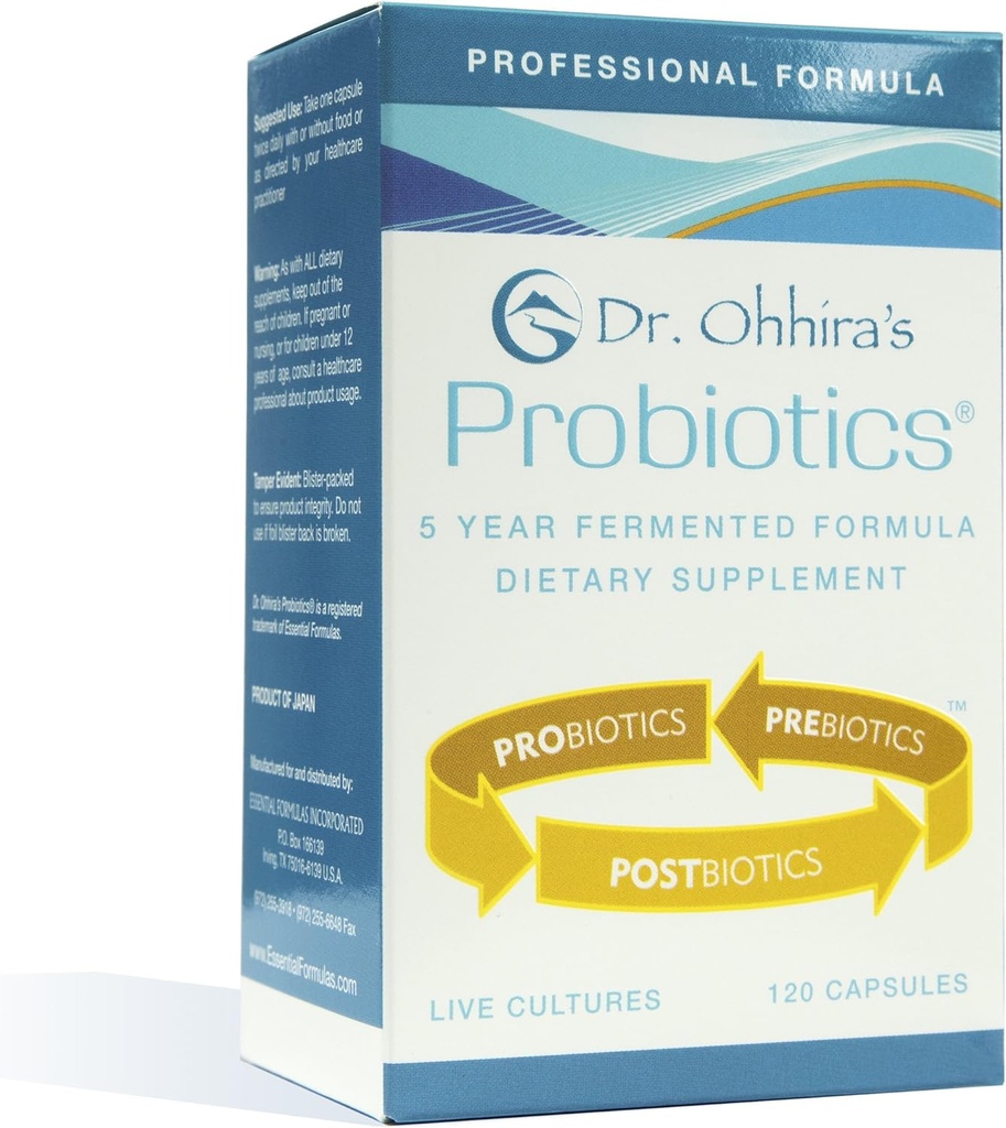 Probiotics Probiotics Professional Formula Dr. Ohira με 5 χρόνια ζύμωσης Πρεβιοτικά, Ζωντανά Ενεργά Προβιοτικά και Το μοναδικό προϊόν με μεταβιοτικά Μεταβολίτες, 120 κάψουλες
