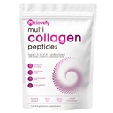 Multi Collagen Peptides Peptides Powder, 16 Oz (41 Servings) - Συμπλήρωμα πρωτεϊνών, τύπου I, II, III, V, X με Υαλουρονικό Οξύ, Βιταμίνη C και Βιοτίνη, Άγευστη, Εύκολα Αναμιγνύεται στα Ποτά