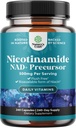 Βιταμίνη B3 Niacinamide 500mg Κάψουλες - Μιτοχονδριακή Ενέργεια και ισχυρό συμπλήρωμα δέρματος - AKA Vitamin B3 Niacin 500mg Flush Free and Nicotinamide 500mg - Flush Free Niacin Supplement - 240 Count