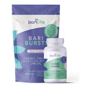 Bari Life Only One Chewable: Once Daily Bariatric Multivitamin + Iron and BariBurst Calcium Citrate Soft Chews for Gastric Bypass, Gastric Sleeve and Duodenal Switch (Sour Grape)