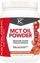 Ketologic MCT Oil Powder Hazelnut Cream (1 LB) – Keto Coffee Creamer & Energy Support – 41 Σερβιρίσματα Τριγλυκεριδίων Μεσαίου Αλυσίδας για Εστίαση & Καύσιμα