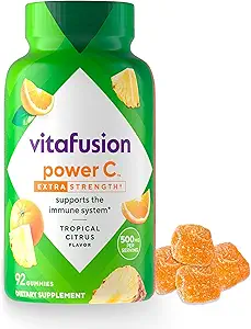 Vitafusion Επιπλέον δύναμη C Gummy Βιταμίνες, Tropical Citrus Γεύση Ανοσολογική υποστήριξη (1) Βιταμίνες, 92 Count