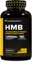 Primaforce HMB (Beta- Hydroxy Beta- Methylbutyrate) 1000mg, 180 κάψουλες (500mg ανά κάψουλα) - Χωρίς γλουτένη και μη ΓΤΟ συμπλήρωμα