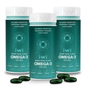 Iwi Omega-3, 90 Softgels (90 σέρβις), Vegan Plant-based Algae Omega 3 με EPA + DHA, πλήρες συμπλήρωμα διατροφής υποστήριξης σώματος, Krill & Fish Oil Εναλλακτική, Χωρίς ψαρική επίγευση