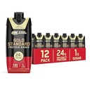 Optimum Nutrition Gold Standard Protein Shake, 24g Protein, Ready to Drink Protein Shake, Χωρίς γλουτένη, Βιταμίνη C για την ανοσοποιητική υποστήριξη, Βανίλια, 11 Fl Oz, 12 Count (Pack of 1) (Packing May Vary)