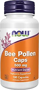 NOW FOODS Crd Bee Pollen, 100 Count