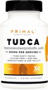 Primal Tudca 500mg 30 Κάψουλες - Χωρίς γλουτένη, συμπλήρωμα μη ΓΤΟ Ταουρσοδεοξυχολικού οξέος