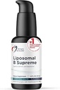 Σχέδια για την Υγεία Λιποσωμικό B Supreme - Liquid B Vitamin Complex με Superior Απορρόφηση - Folate, Vitamin B12, B6, Biotin, TMG + More - Στοματική αντλία παράδοσης με Citrus Flavor (50 Σερβιέτες / 1.7oz)