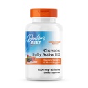 Doctor's Best Chewable Fully Active Methyl B12, Methylcobalamin, ενέργεια, μνήμη, & υποστήριξη διάθεσης, μη ΓΤΟ, χωρίς γλουτένη, χωρίς σόγια, Vegan 60 δισκία