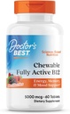 Doctor's Best Chewable Fully Active Methyl B12, Methylcobalamin, ενέργεια, μνήμη, & υποστήριξη διάθεσης, μη ΓΤΟ, χωρίς γλουτένη, χωρίς σόγια, Vegan 60 δισκία