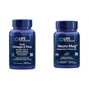 Επέκταση ζωής Super Omega-3 Plus EPA/DHA ιχθυέλαιο, Sesame Lignans & Νευρομαγνήσιο L-θρεονικό