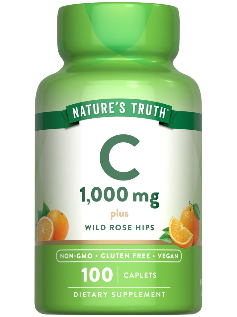 Nature's Truth Vitamin C 1000 mg με Rose Hips 