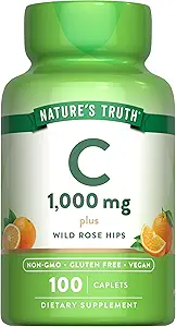 Nature's Truth Vitamin C 1000 mg με Rose Hips 