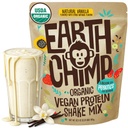 EarthChimp Organic Vegan Protein Powder - με Προβιοτικά - Μη ΓΤΟ, Γαλακτοκομικά Χωρίς, Μη Ορός γάλακτος, Πρωτεΐνες με βάση το φυτό Σκόνη για γυναίκες και άνδρες, Χωρίς γλουτένη - 26 Μερίδες 32 Oz (Βανίλια)