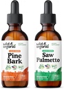 Άγρια & οργανικά φλοιός πεύκου Βάμμα 2 fl oz & Saw Palmetto Βάμμα 2 fl oz