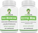 Δέσμη ύπνου & χαλάρωσης: VitaMonk Melatonin-Free Sleep Aid + Quad Magnesium Blend