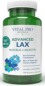 Vital Pro Naturals - Προηγμένη Lax Φυσική Laxative Formula 100 Κάψουλες