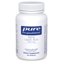 Pure Encapsulations Alpha Lipoic Acid 200 mg - 200mg ALA - Liver & Antioxidant Support* - for Nerve Health & Carb Metabolism - Vegan & Non-GMO Supplement - 120 Capsules