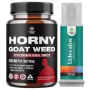 Bundle of Horny Goat Weed for Men with Black Maca Root, Tongkat Ali, Saw Palmetto & Panax Ginseng Extract και Λιδοκαΐνη Αποευαισθητοποίηση Topical Spray Climax Control - Ενισχύστε την αντοχή και Stamina
