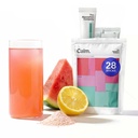 Calm Drink Mix - Relaxation Aid with Magnesium, Ashwagandha, L-Θεανίνη, & Βιταμίνη D - Υποστηρίζει Cortisol ρύθμιση και Mood για άνδρες & γυναίκες - Καρπούζι Λεμονάδα Γεύση 28 Sticks