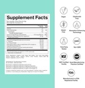 Calm Drink Mix - Relaxation Aid with Magnesium, Ashwagandha, L-Θεανίνη, & Βιταμίνη D - Υποστηρίζει Cortisol ρύθμιση και Mood για άνδρες & γυναίκες - Καρπούζι Λεμονάδα Γεύση 28 Sticks