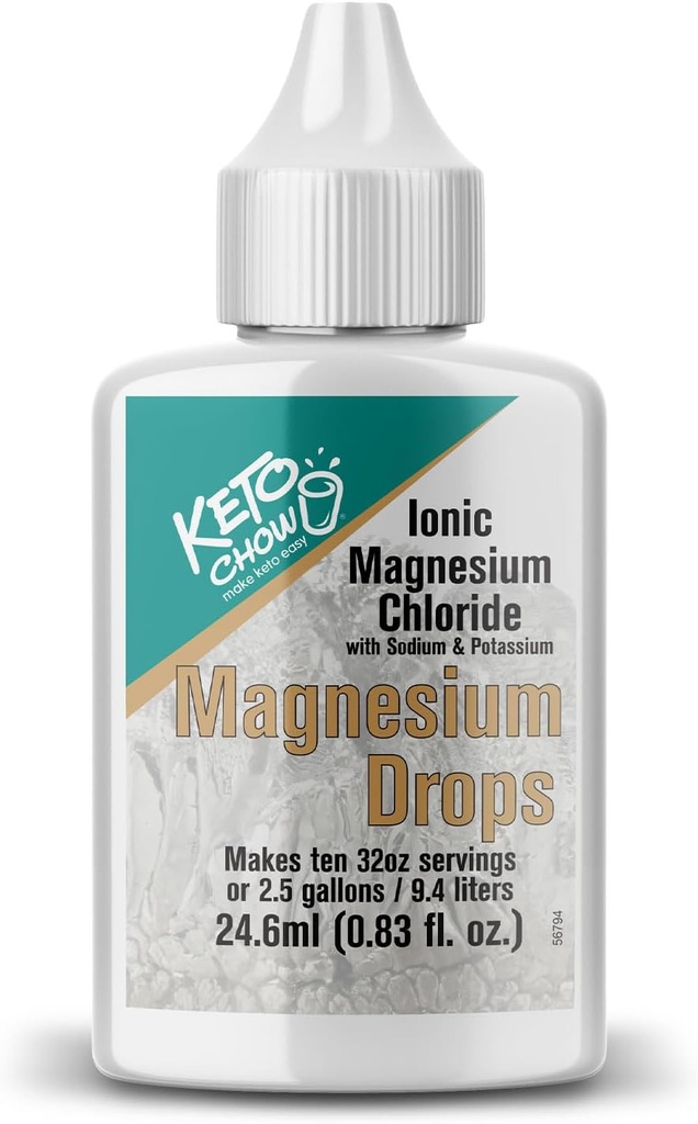 Keto Chow Ionic Magnesium Chloride Supplement Drops 