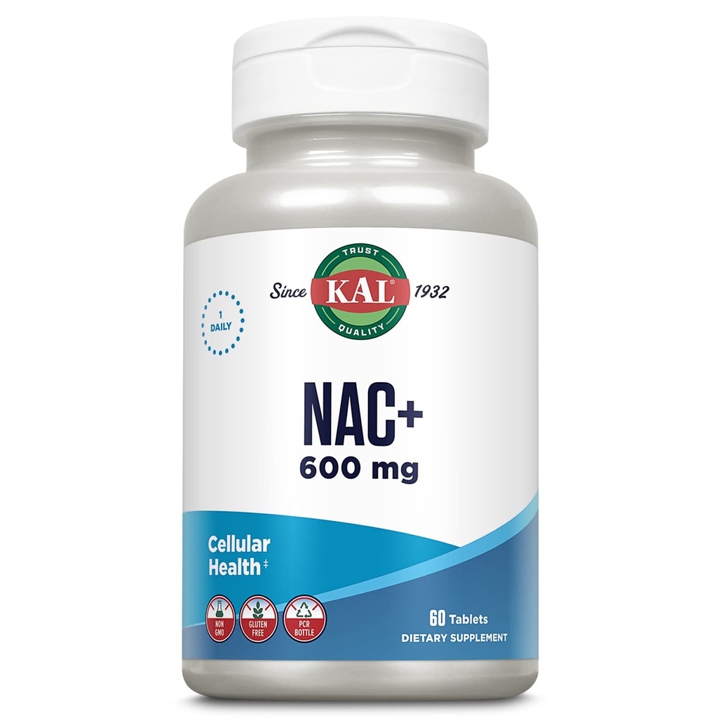 Kal N- Acetyl Cysteine Plus δισκία, 60 μέτρα