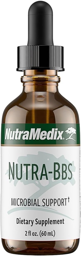 Nutramedix Nutra BBS - Υγρό συμπλήρωμα βοτάνων για την Digestive & Immune Support - Εκχύλισμα φύλλων ρίζας Elecampane & BlackBerry για την υγεία των ούλων - Συμπλήρωμα ενισχυτή ανοσίας (60mL)