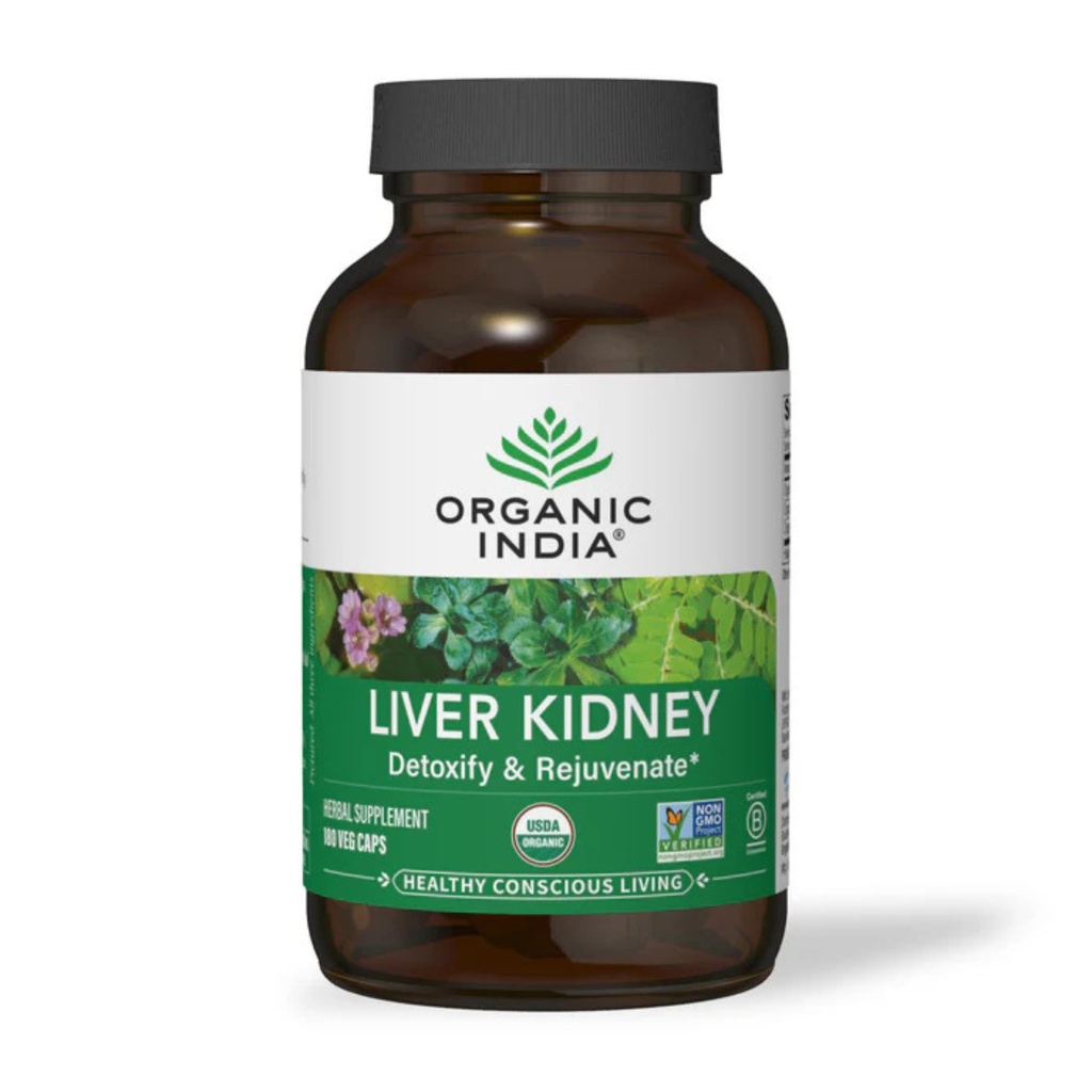 ORGANIC INDIA ήπαρ και καθαρισμός νεφρών Detox επισκευή - συμπλήρωμα βοτάνων - Καθαρισμός & Αναζωογόνηση, Υποστηρίζει υγιή λειτουργία ήπατος & νεφρών, Vegan, USDA Πιστοποιημένο οργανικό, μη ΓΤΟ - 180 κάψουλες