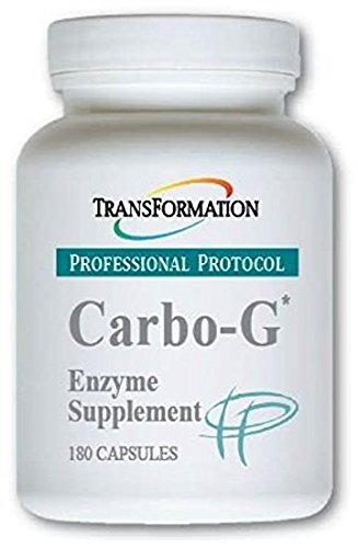TRANSFORMATION THE GENESIS OF GOOD HEALTH Enzymes Carbo-G High Potency Enzyme Blend Formula Supplement with Probiotics & Herbs, for Carbohydrate Breakdown, Nutrient Absorption, 180 Capsules