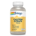 Solaray Calcium Citrate 1000mg - Chelated Calcium Supplement - Supports Bone Strength and Healthy Teeth - Easy to Digest - Vegan - 60 Servings, 240 VegCaps