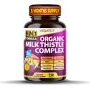 VEGATOT Organic Milk Thistle Complex 9 in 1 Formula - με γάλα Thistle Artichoke NAC Zinc Dandelion Berberine Burdock Black Pepper (150 Count (Pack of 1))