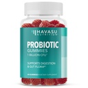 Probiotic Gummies for Digestive Support and Gut Health - 1 Δισεκατομμύριο CFU Bacillus Coagulans - 60 Count - Ράφι Σταθερό, μη-GMO, Χωρίς γλουτένη, και χορτοφάγους - 2 Μήνες Προμήθεια, Μικτή Γεύση μούρων