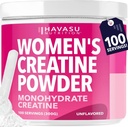 Creatine for Women - Formated for Women - 3g Micronized Creatine Monohydrate Per Serving to Support Energy, Lean Muscle Mass, and Mental Clarity - Unflaved, Vegan, Non-GMO, 100 Services