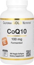California Gold Nutrition CoQ10 100 mg, Συνένζυμο Q10 Ubiquinone USP, Υποστηρίζει Μιτοχονδριακή λειτουργία, 360 Veggie Softgels