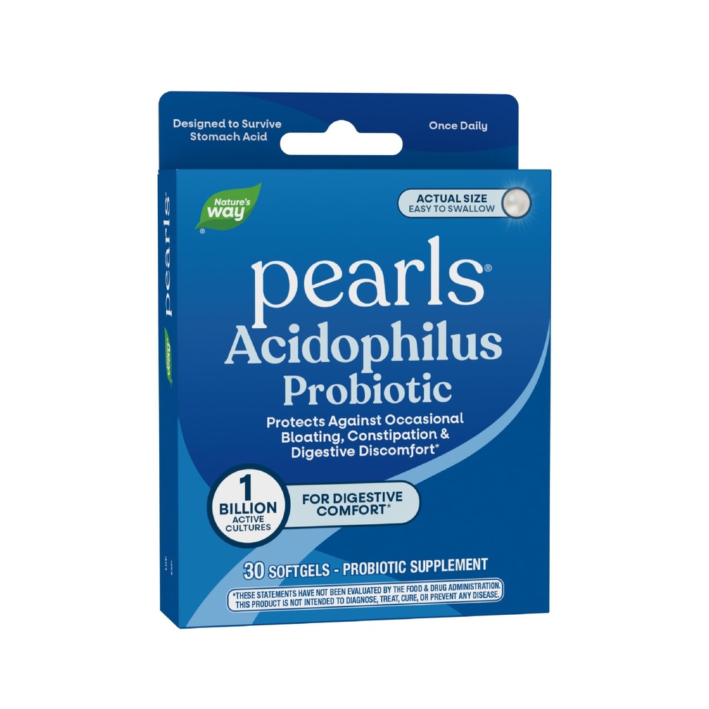 Ο Δρόμος της Φύσης Acidophilus Προβιοτικά Μαργαριτάρια, Υποστηρίζει Digestive Balance & Gut Health, Μειώστε Περιστασιακή Δυσκοιλιότητα και Bloating*, 1 Δισεκατομμύρια Πολιτισμοί, 30 Softgels