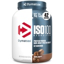 Dymatize ISO100 Hydrolyzed Protein Powder, 100% Whey Isolate Protein, 25g πρωτεΐνης, 5.5g BCAAs, Χωρίς γλουτένη, γρήγορη απορρόφηση, Easy Digesting, Gourmet σοκολάτα, 3 λίρα (42 εξυπηρετούν)
