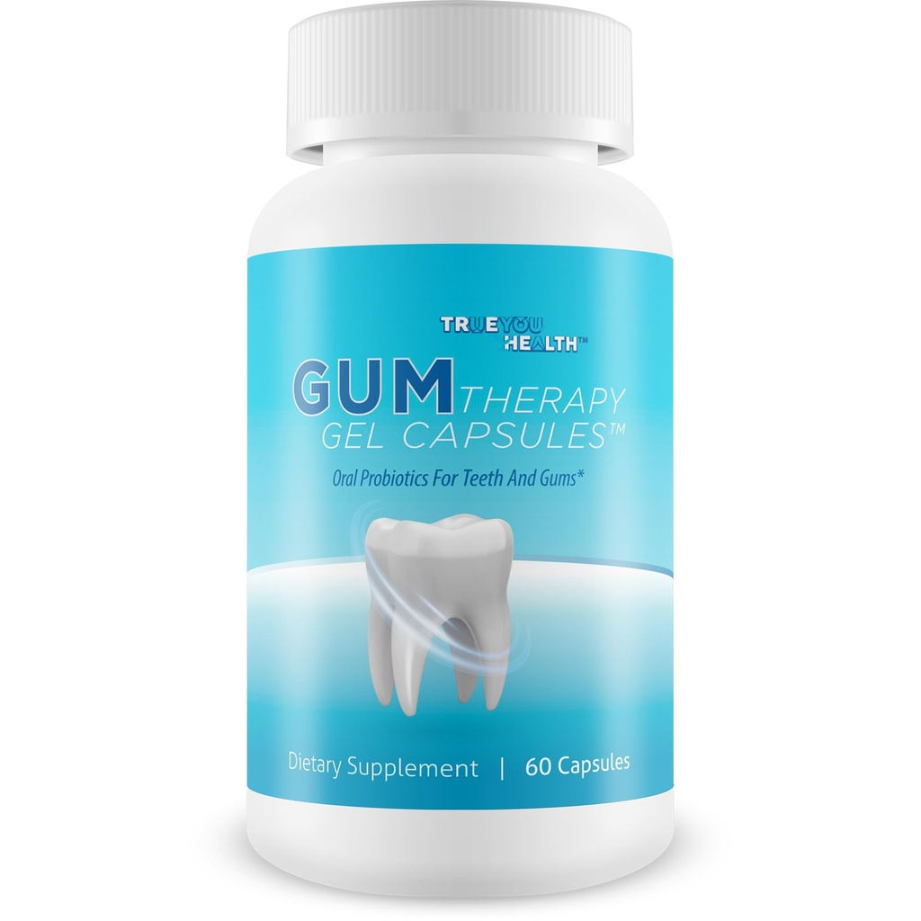 Gum Therapy Gel Capsules - Our Best Gum & Teeth Support Probiotic - Oral Dental Probiotics Gum Health Supplements - Gum & Teeth Probiotic - Our Best Oral Probiotics for Teeth and Gums - Gum Supplement