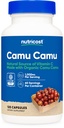 Nutricost Camu Camu 1000mg, 120 κάψουλα - CCOF Certified Made with Organic, Non-GMO και Gluten Free