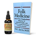 J.CROW'S® Lugol's 2% Iodine Solution & 'Folk Medicine' Book Bundle: Essential Iodine Formulation Από το 1829 πληρώθηκε με ένα νέο Almanac της Φυσικής Φροντίδας Υγείας Γνώση