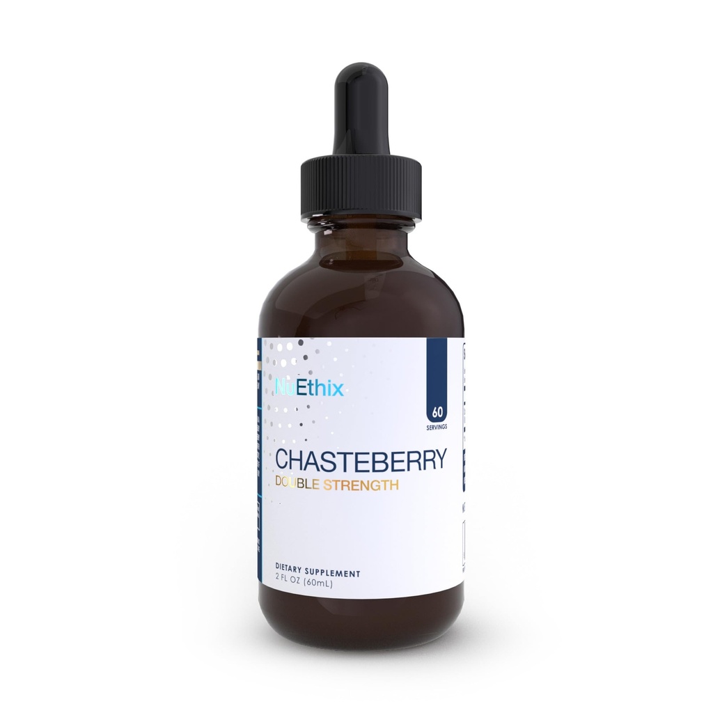 NuEthix Formulations Chasteberry διπλή δύναμη 50mg, μπορεί να βοηθήσει ισορροπία Οιστρογόνων κυριαρχία και μπορεί να βοηθήσει την υποστήριξη εμμηνορρυσιακό κύκλο, 60 εξυπηρετεί