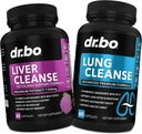 DR. BO Liver Cleanse & Lung Support Pills - Βότανο Cleanser Formulas για την υποστήριξη της υγείας του ήπατος και των πνευμόνων