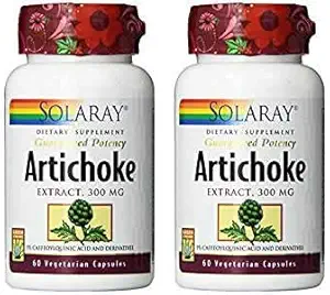 Solaray Artichoke Leaf Extract, 300mg, 60 Count (2 Pack)