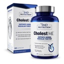 1MD Διατροφή CholestMD με εκχύλισμα φύλλων ελιάς, Bergavit, Niacin, σκόρδο 60 κάψουλες